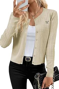 トップス Time is on NEW MIX COLLARED CARDIGAN Time is on NEW MIX COLLARED CARDIGAN